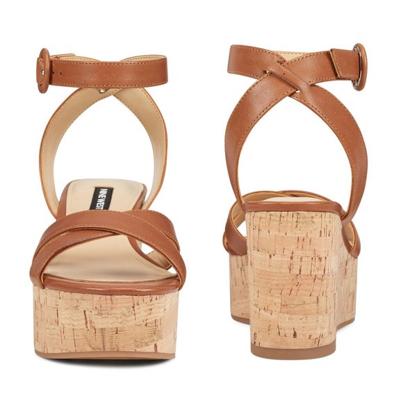 Nine West Janessa Ankle Strap Wedges - Picture 5 of 6